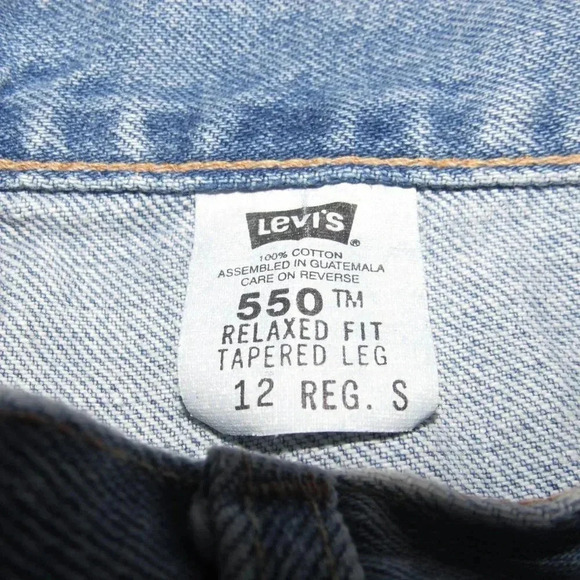 NWT LEVI’S 550 Red Tab Relaxed Fit Tapered Leg Jea - Picture 5 of 7